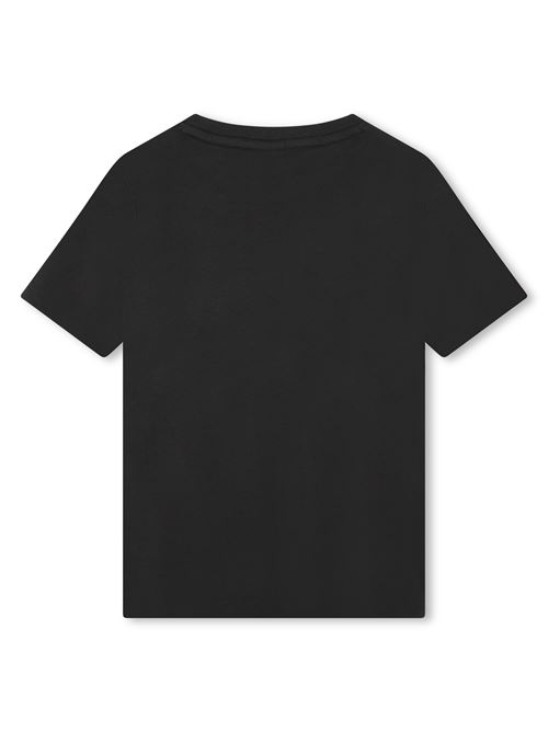 T-shirt nera a manica corta HUGO BOSS | J50775NERO